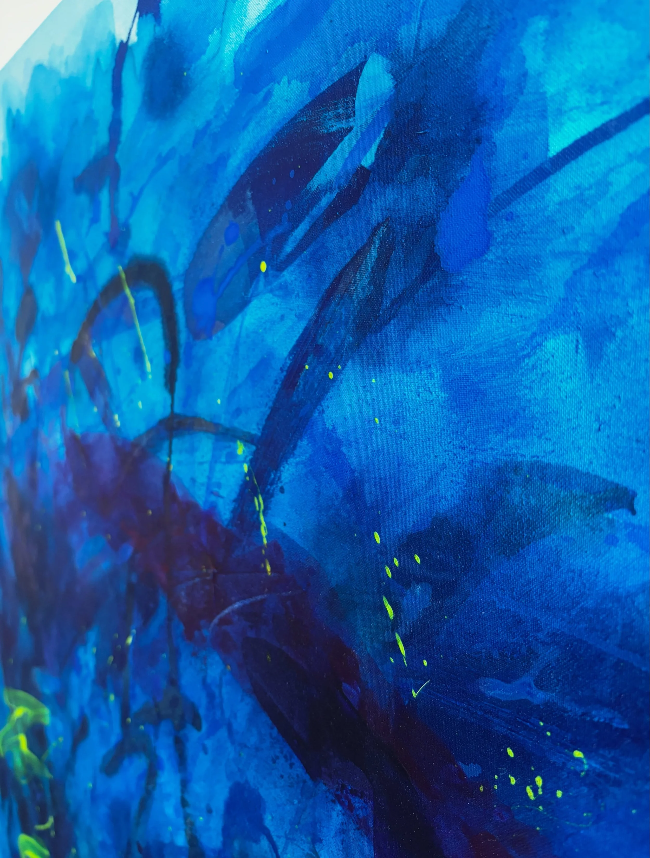 Deep Current didn&rsquo;t come from some mood board or whatever color is trending right now. It came from mixing phthalo and cobalt and just refusing to let the blue become anything other than the whole point.

Just weight, wash, and one line that fl