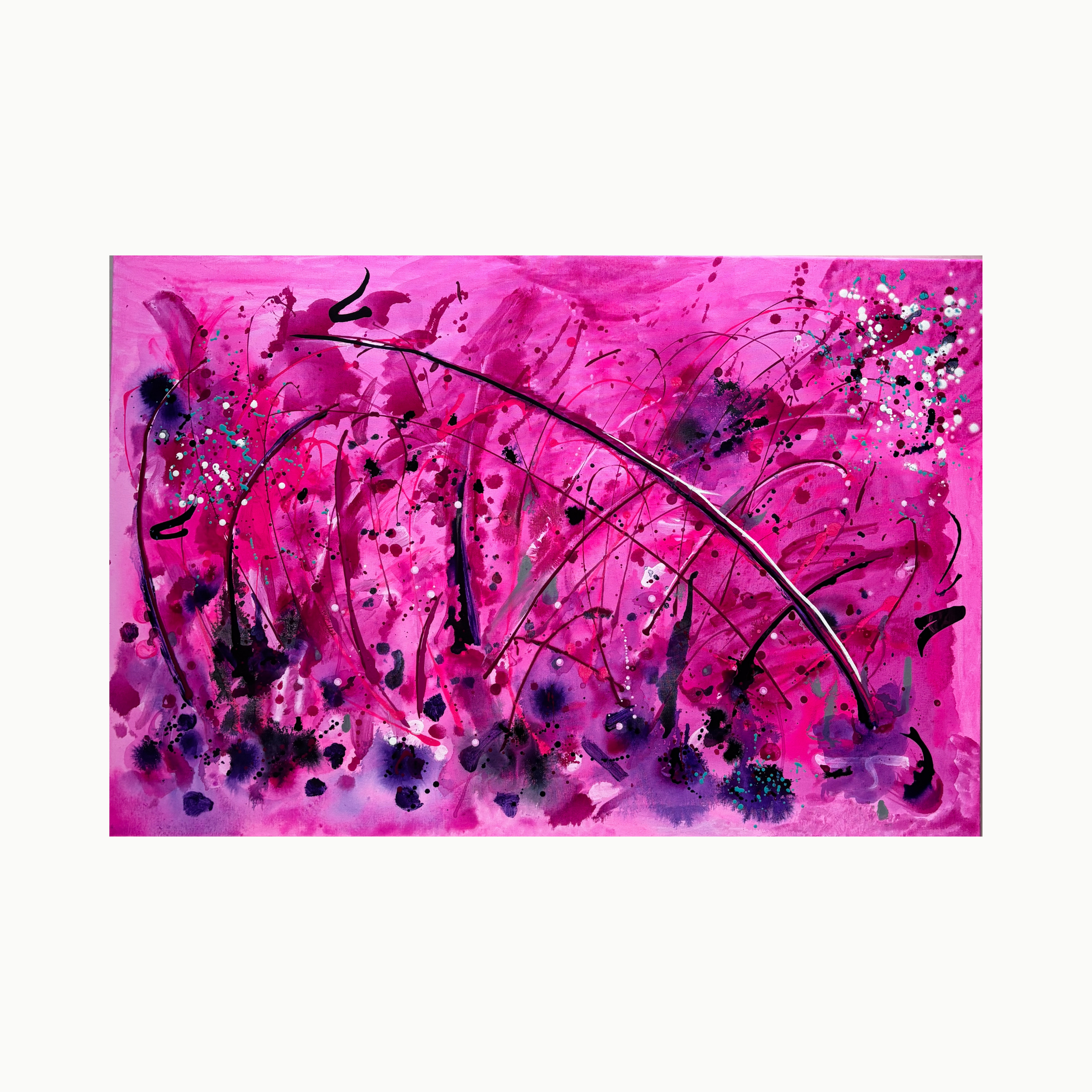 Pink Wilderness - 120 x 80 cm