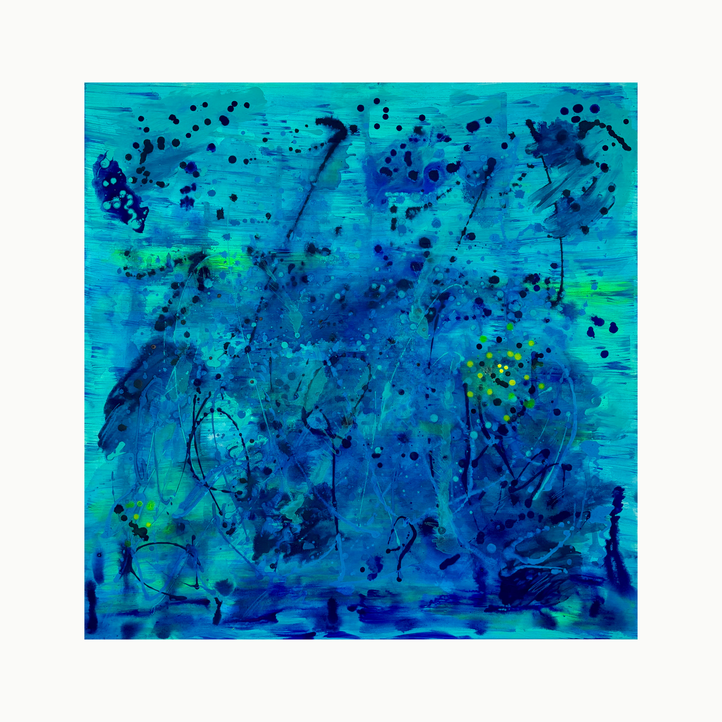 Surface Current - 100 x 100 cm