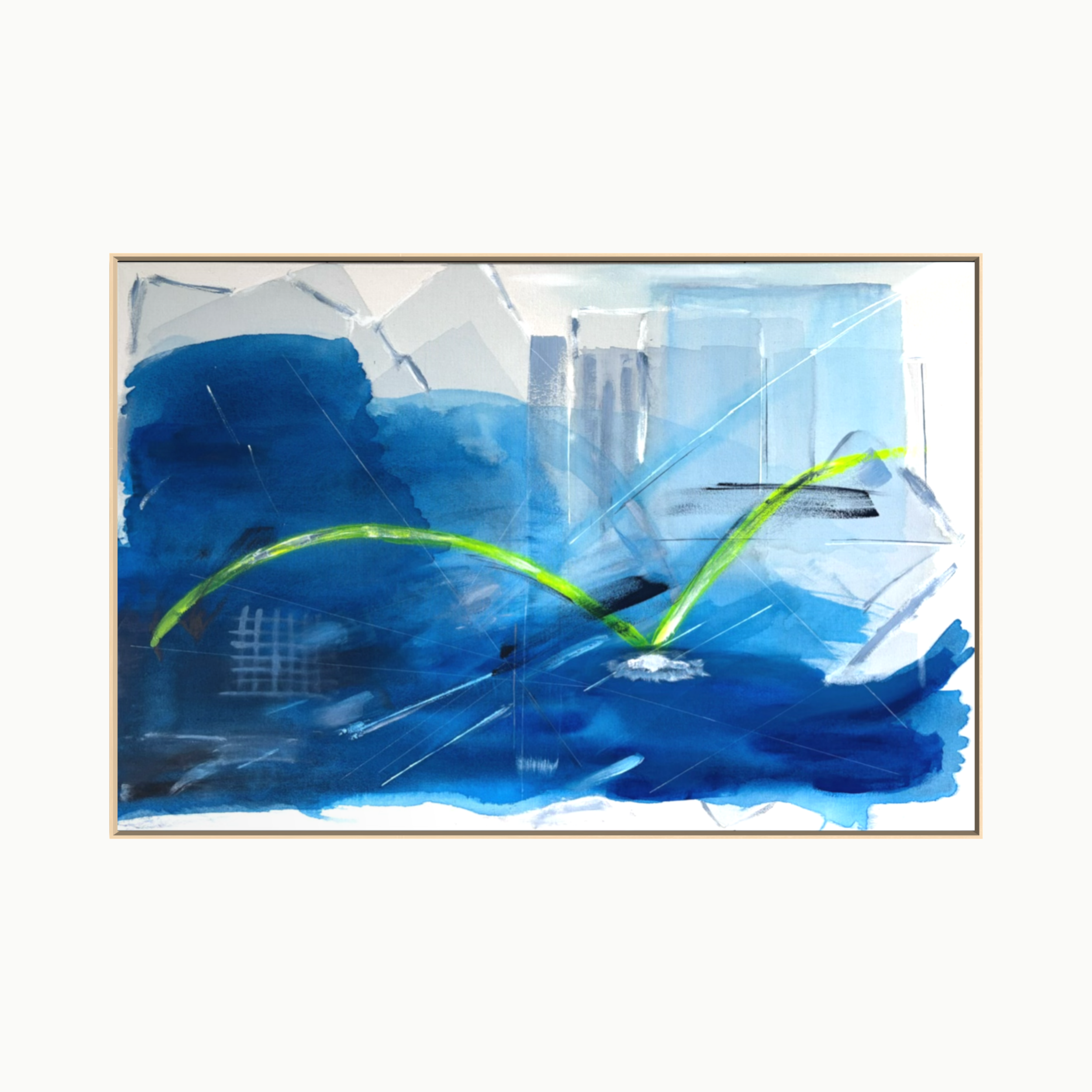 The Opening Shot - 120 x 80 cm