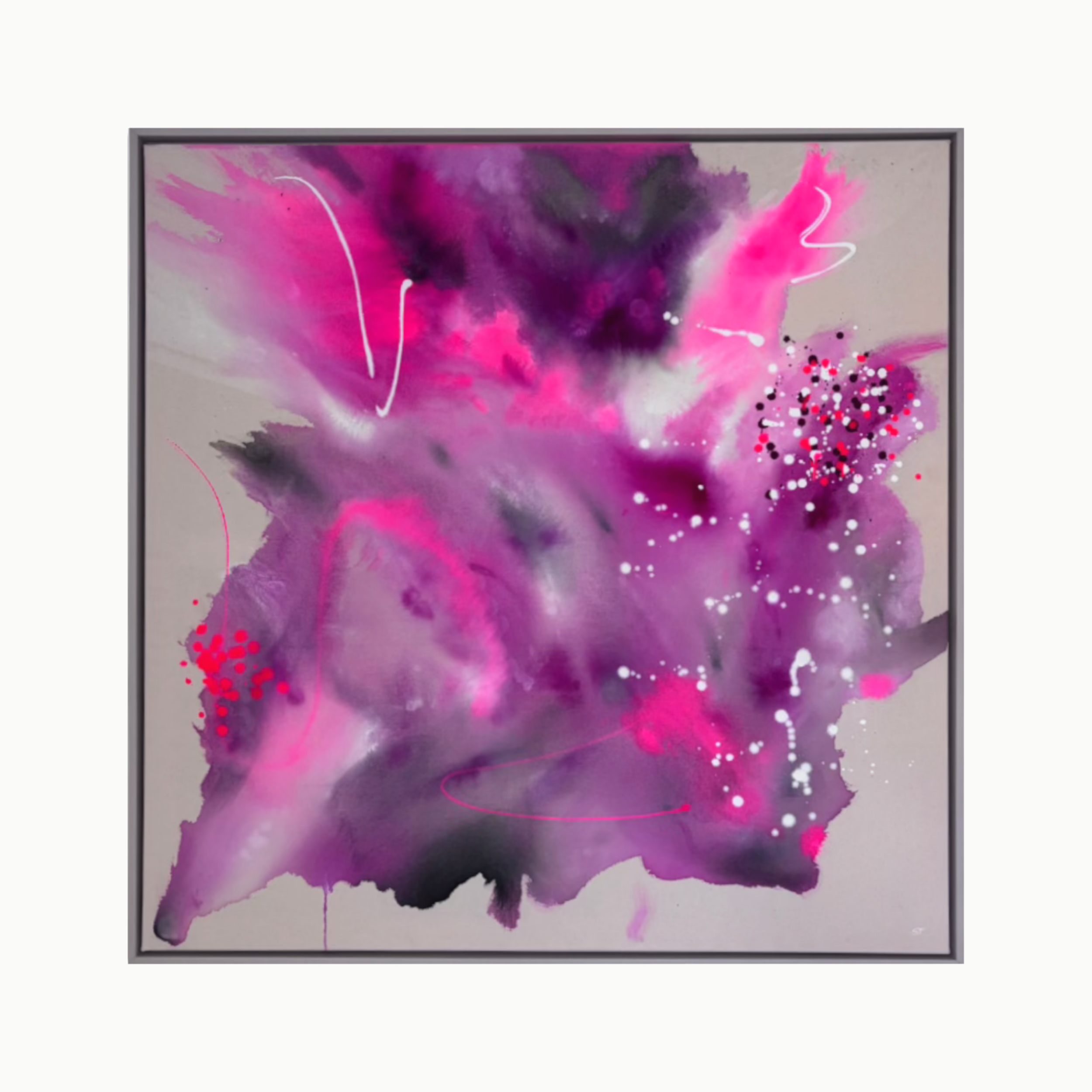 First Bloom - 100 x 100 cm