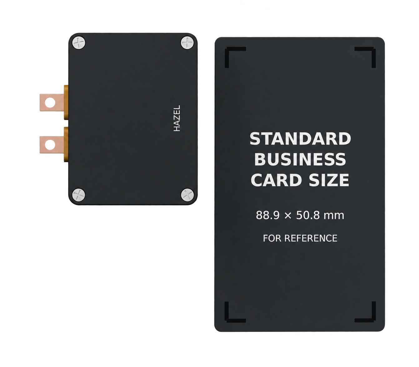 Hazel Laser Scale Business Card