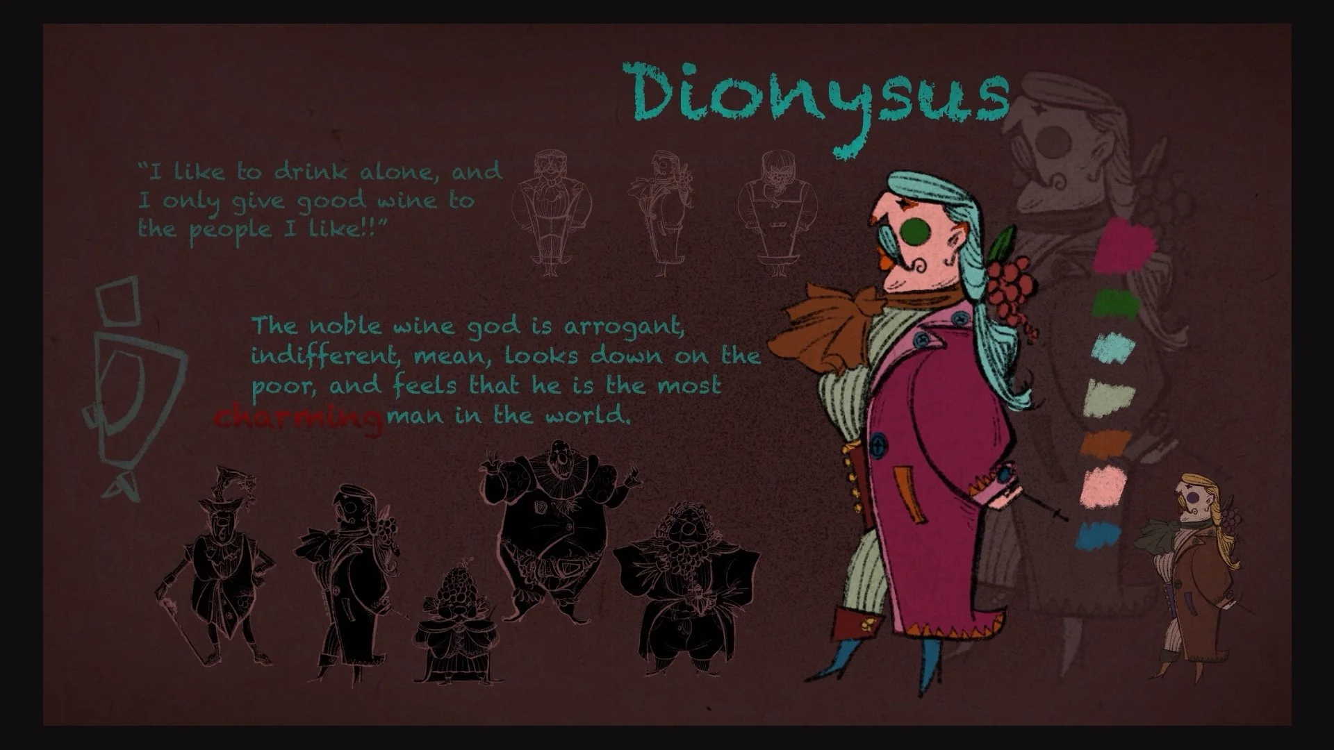 Character Design-Dionysus