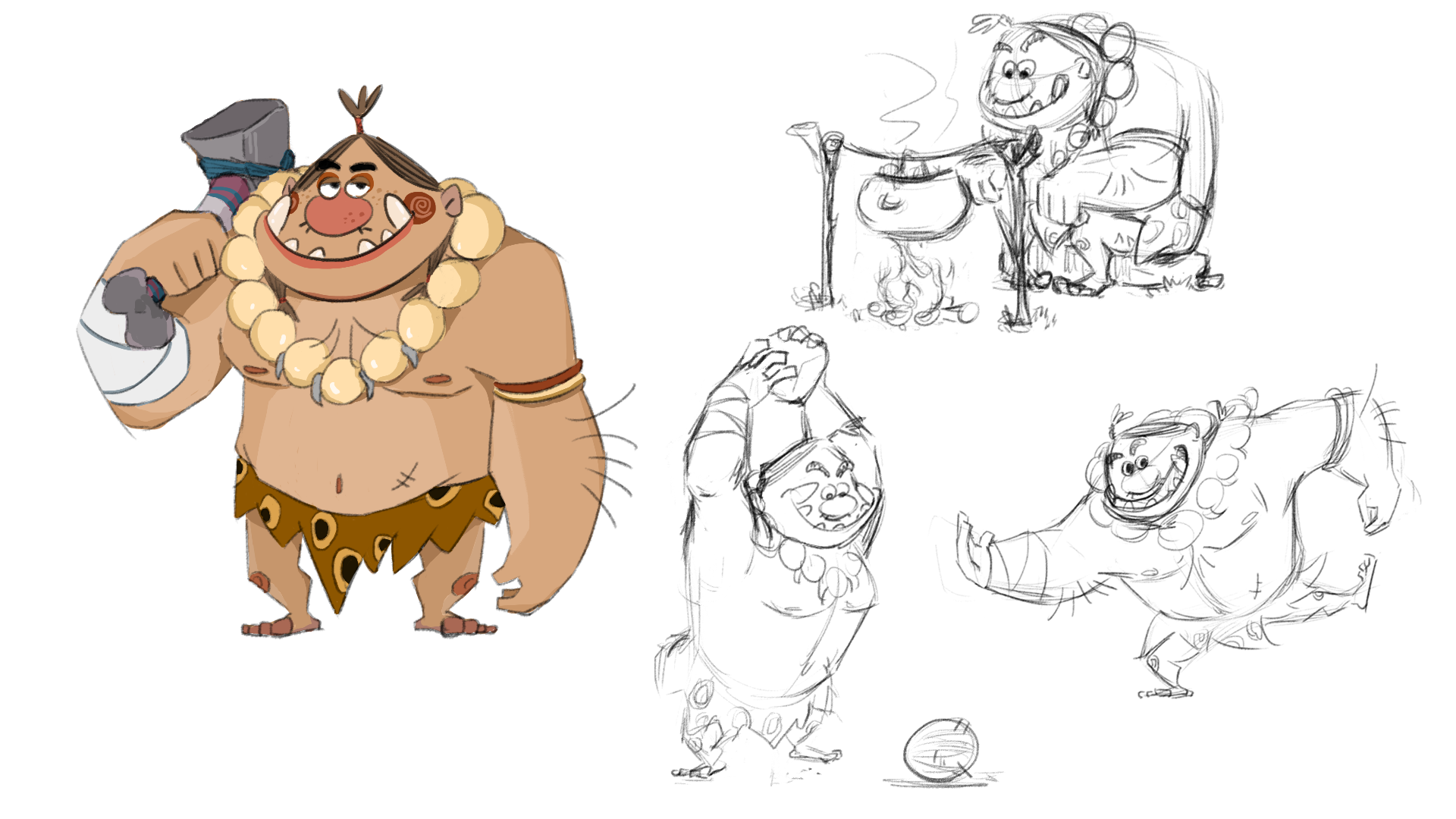 Character Design-Caveman