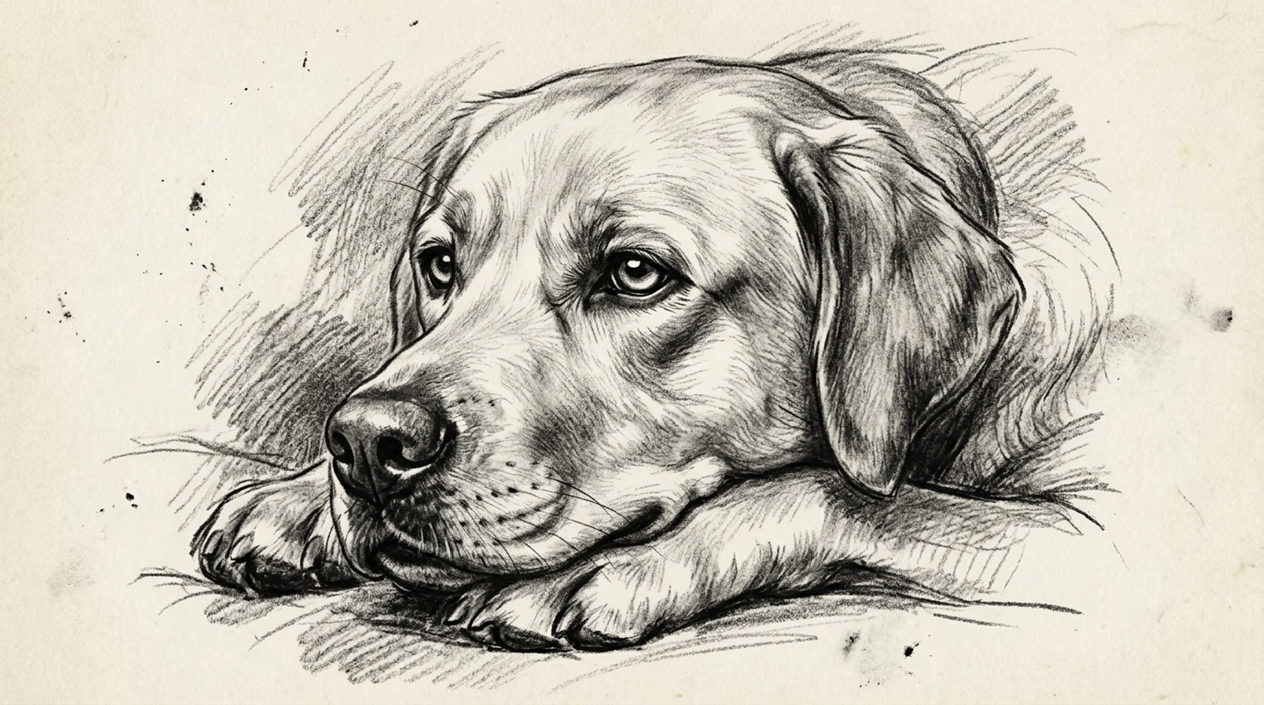 Labrador Pete – Fine Art Print 45x45cm