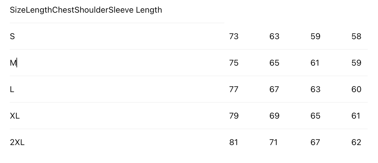 Shorts cobwoy size chart.png