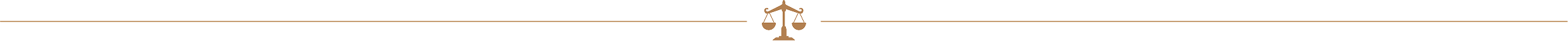 A symbol of scales of justice hanging from a rod.