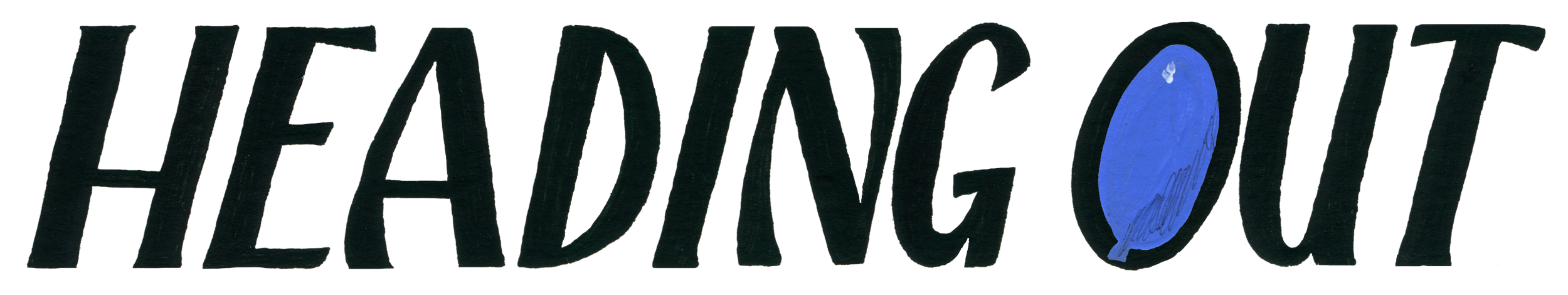 Text that reads 'HEADY' with a blue balloon replacing the letter 'O'.