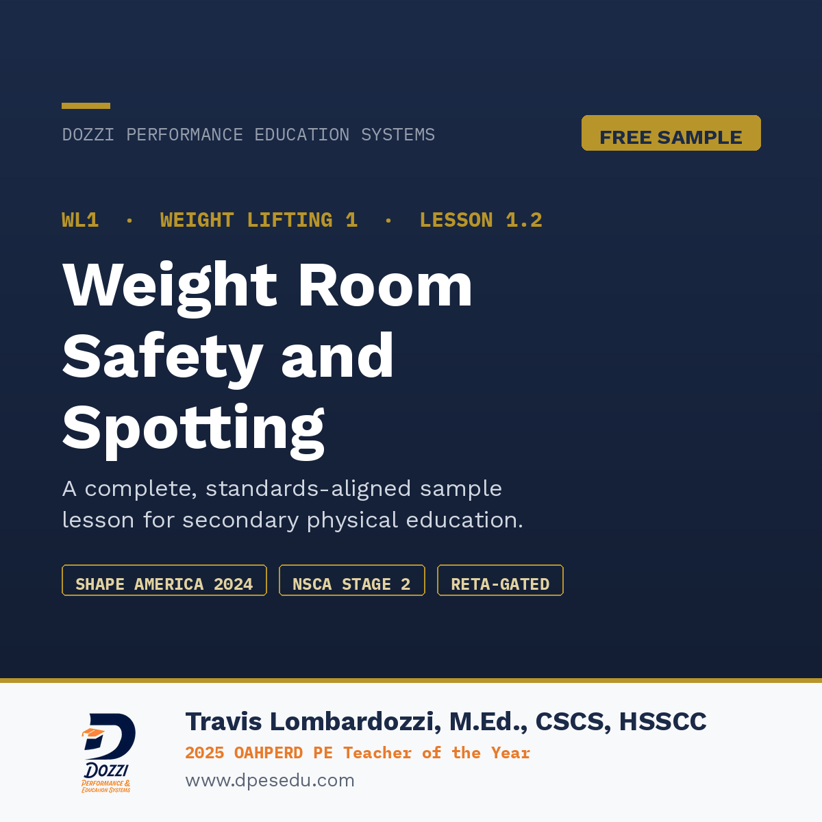 Safety and Spotting (Free Download)