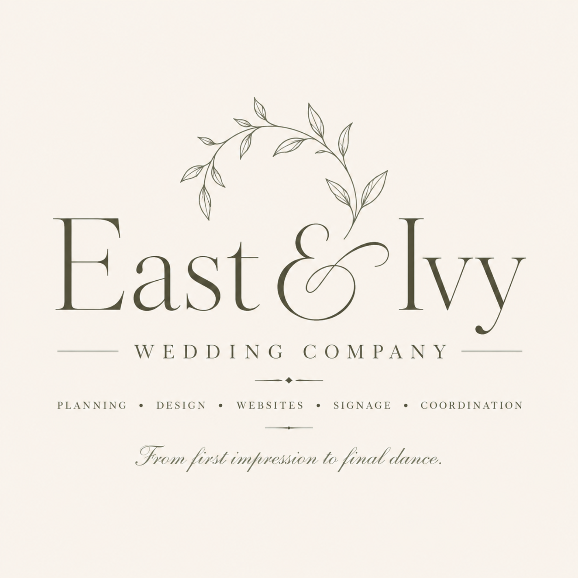 Elegant wedding invitation with black text and a delicate floral illustration on a light cream background.