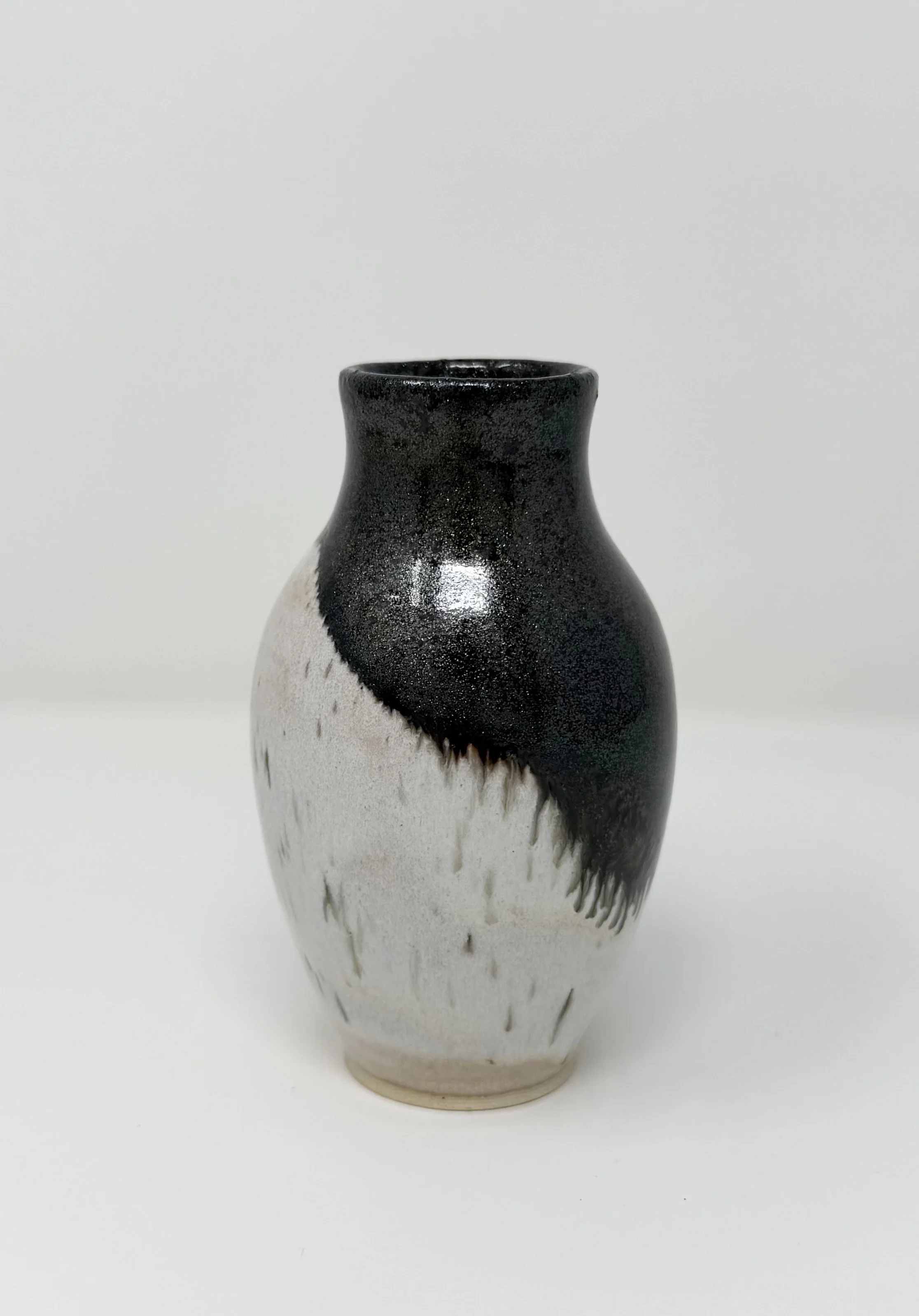 Ivory & Brown Mini Vase