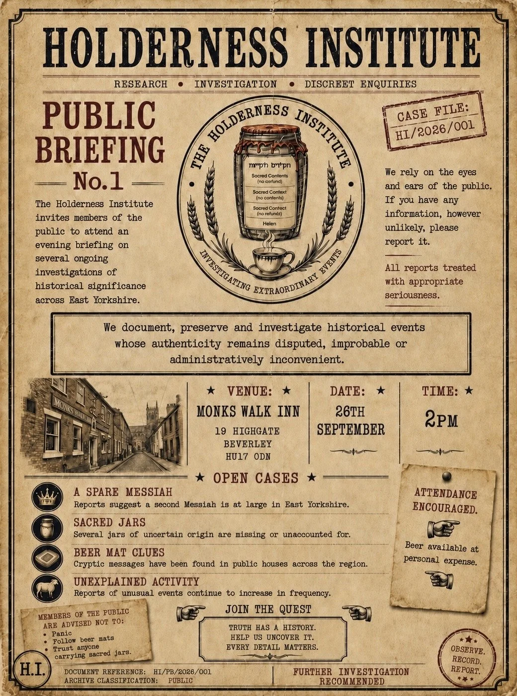 Public Briefing No.1