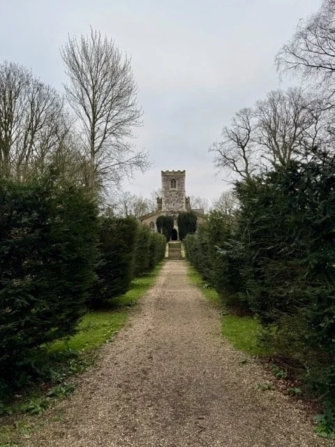 Grand pathway to All Saints Church