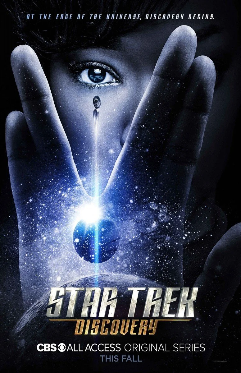 Poster of CBs series Star Trek discovery featuring character Michael Burnham