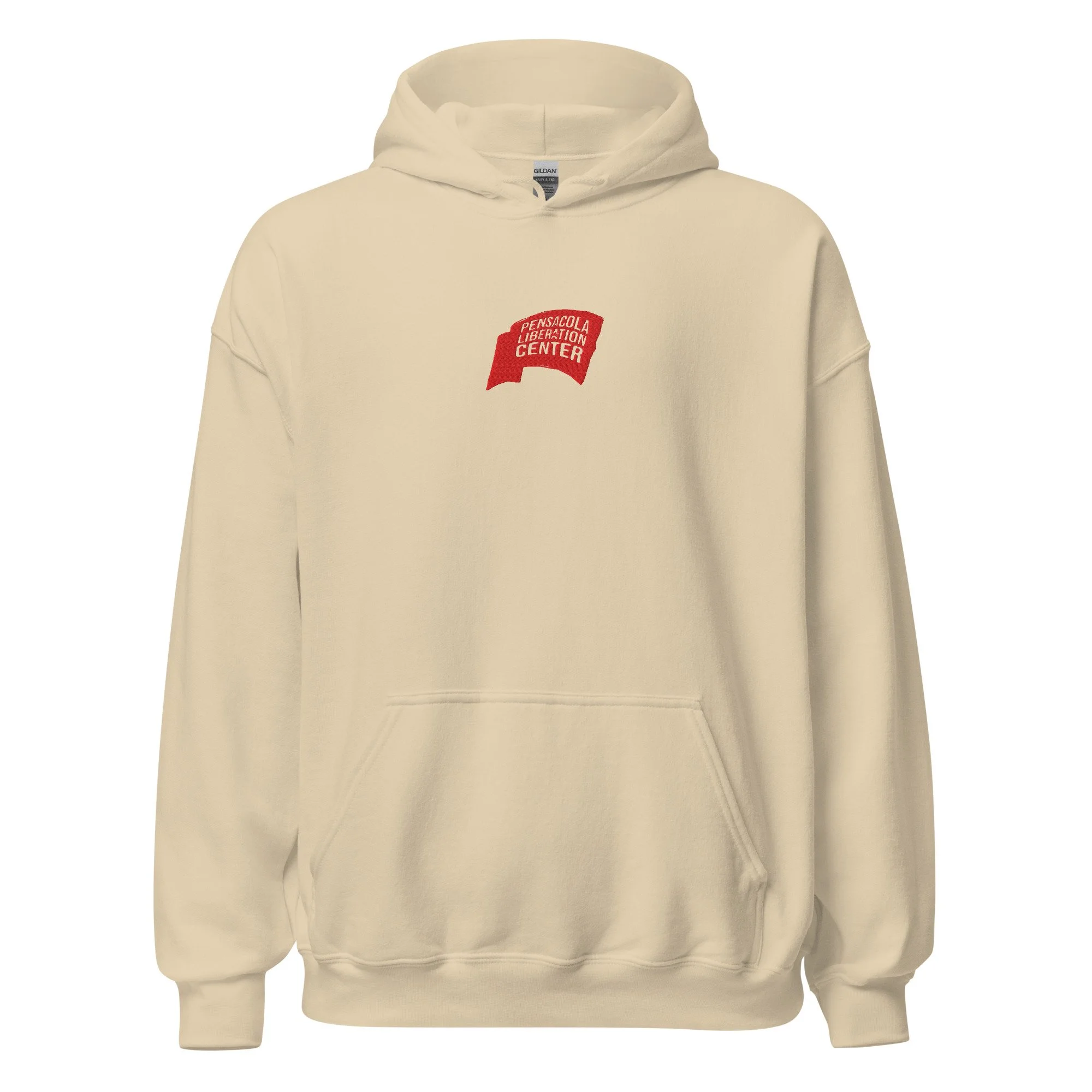 PLC logo embroidered hoodie
