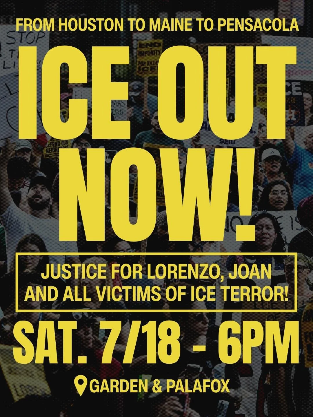 ICE OUT NOW! RaLly