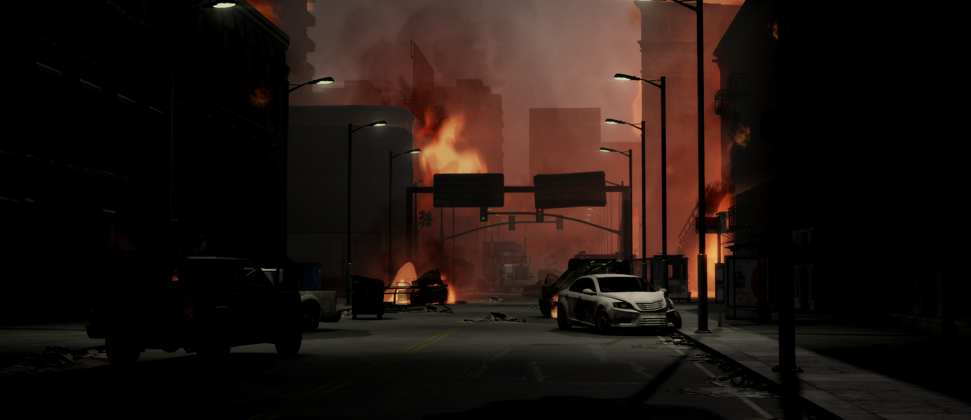 Burning City