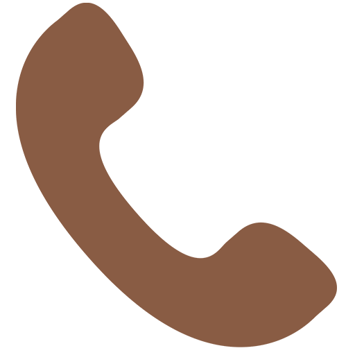Icon of a brown telephone receiver.