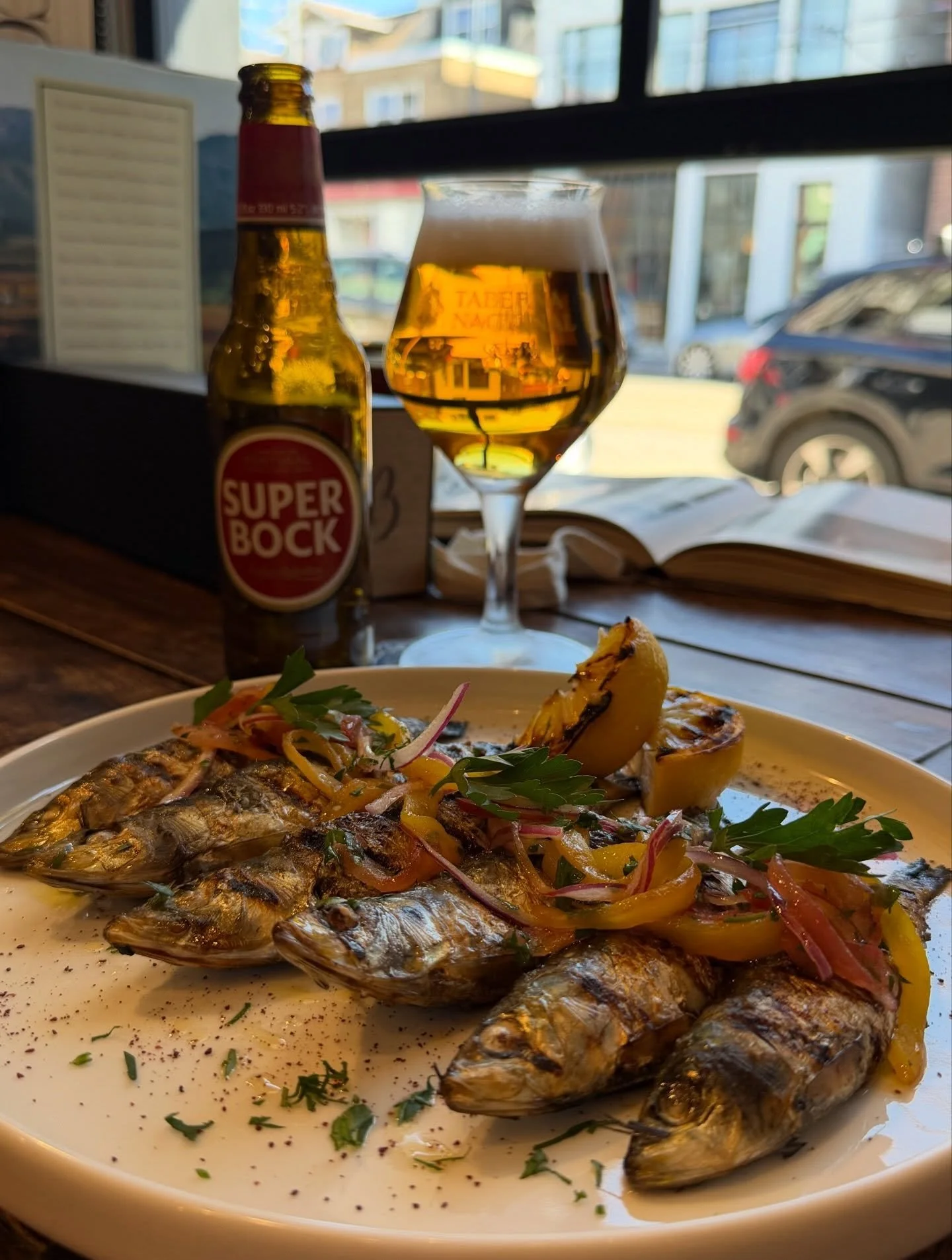 We&rsquo;re turning ONE this week 🎈🍻

To celebrate, we&rsquo;re serving sardinhas, garnished with roasted bell pepper, and tomato salsa from Wednesday to Sunday 🇵🇹

Book your reservations with us via OpenTable 🍽️