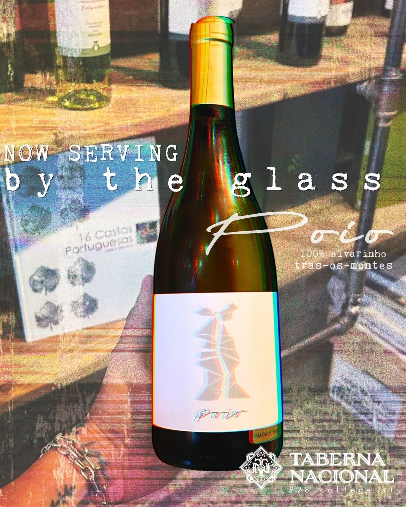 You guys told us how much you love this wine, so we listened! 🍷🖤We are now serving Poio by the glass! 100% alvarinho grape, this Tras-Os-Montes white is crisp and boasts amazing notes of stone fruit. Try it today with our rich &amp; flavourful shri