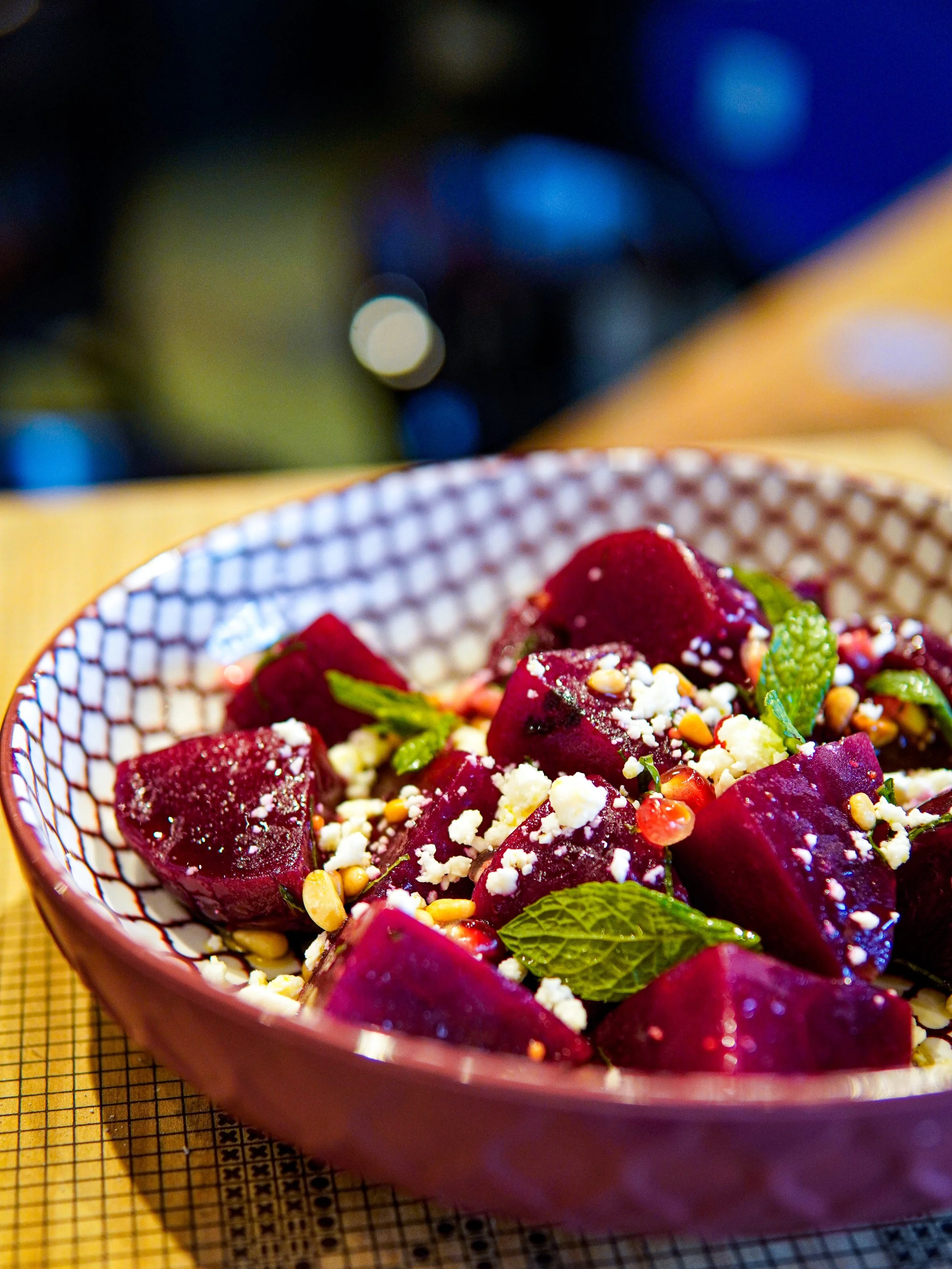 A delicate balance of bright pickled beets,creamy feta &amp; toasted pine nuts. Just perfect for those crisp, cozy days ahead. 🍂✨ #pickledbeets  #fallmenu  #foodto #restaurantstoronto #tabernanacional