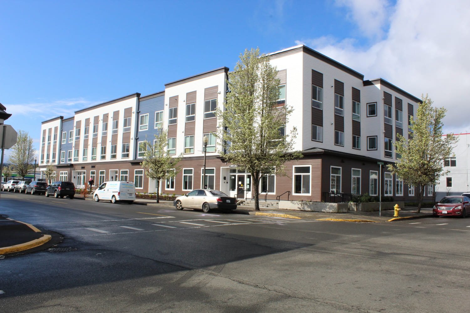 Exterior of Willapa Center in Raymond, WA