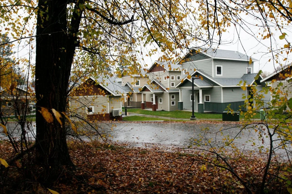 Exterior of Home Yard Cottages in Spokane, WA