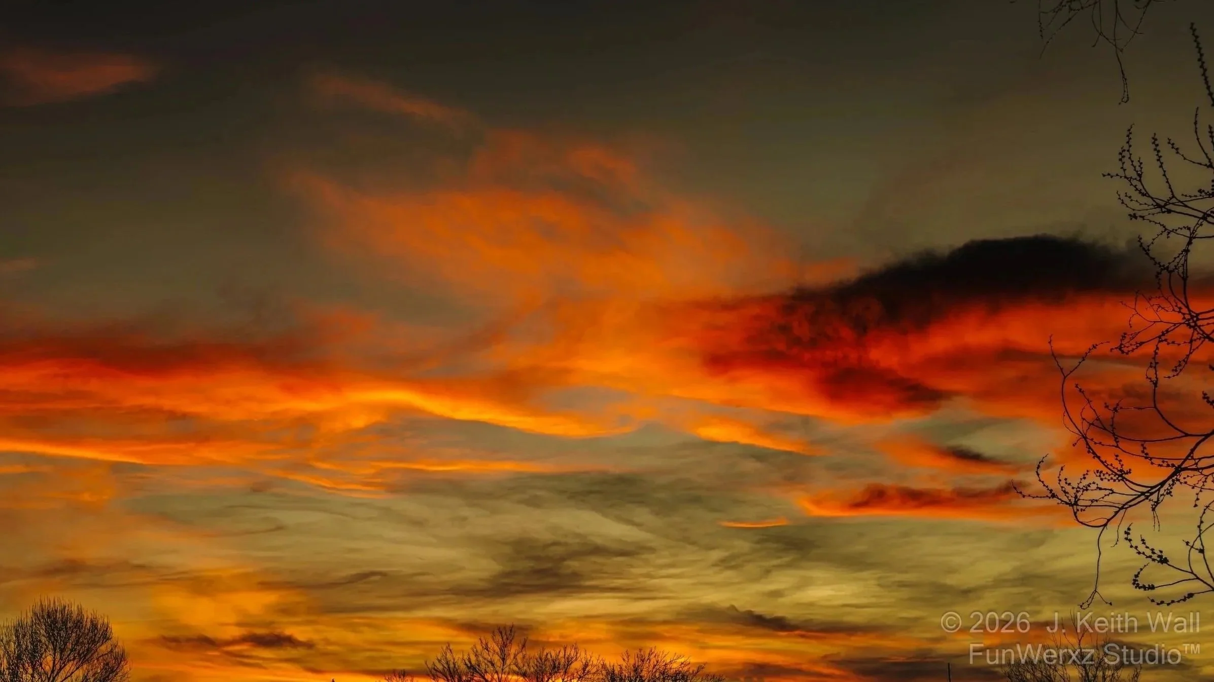 Fall Sunset   Clovis NM