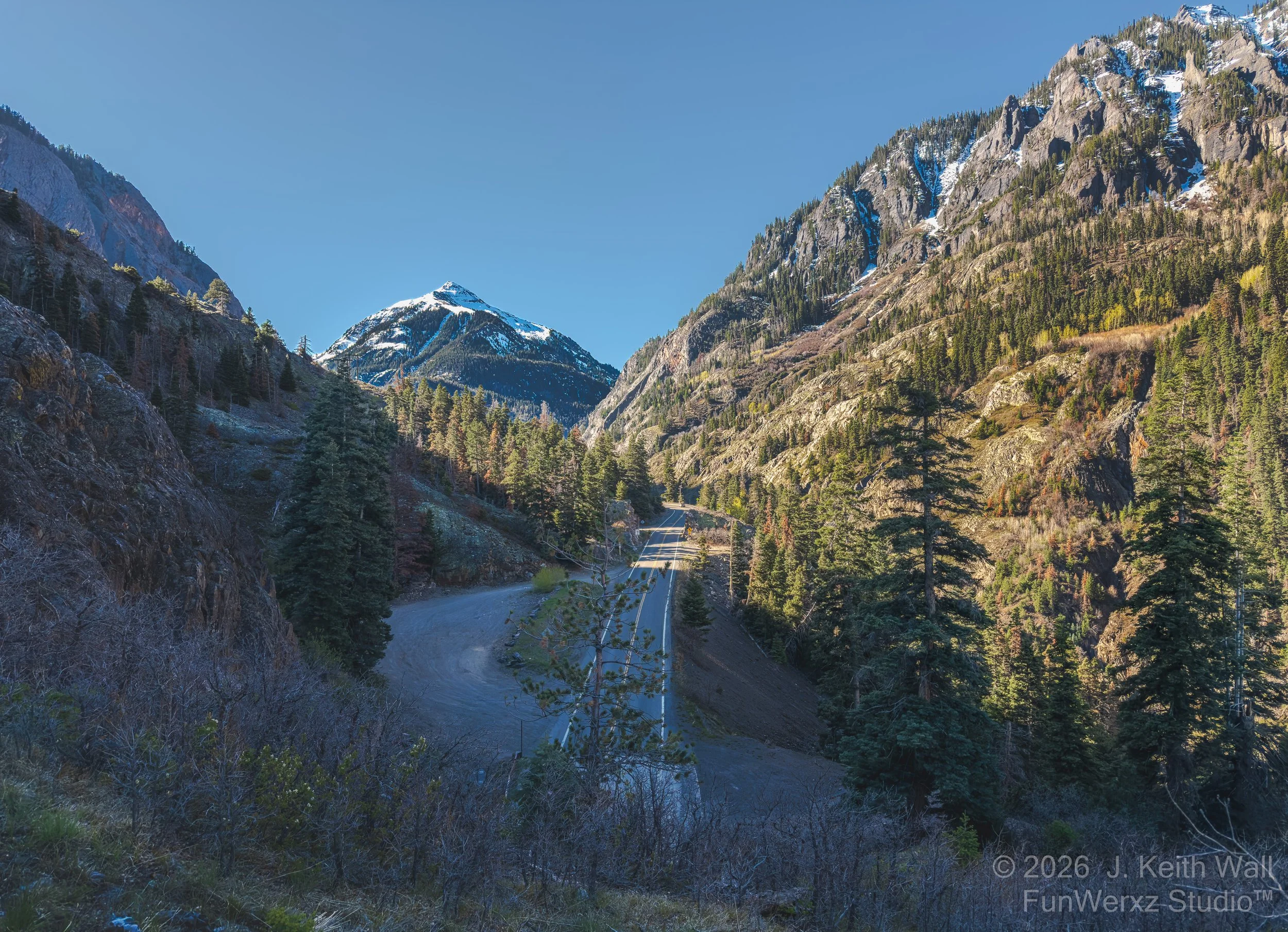 Mineral Creek Trail Million Dollar Highway  Ouray CO