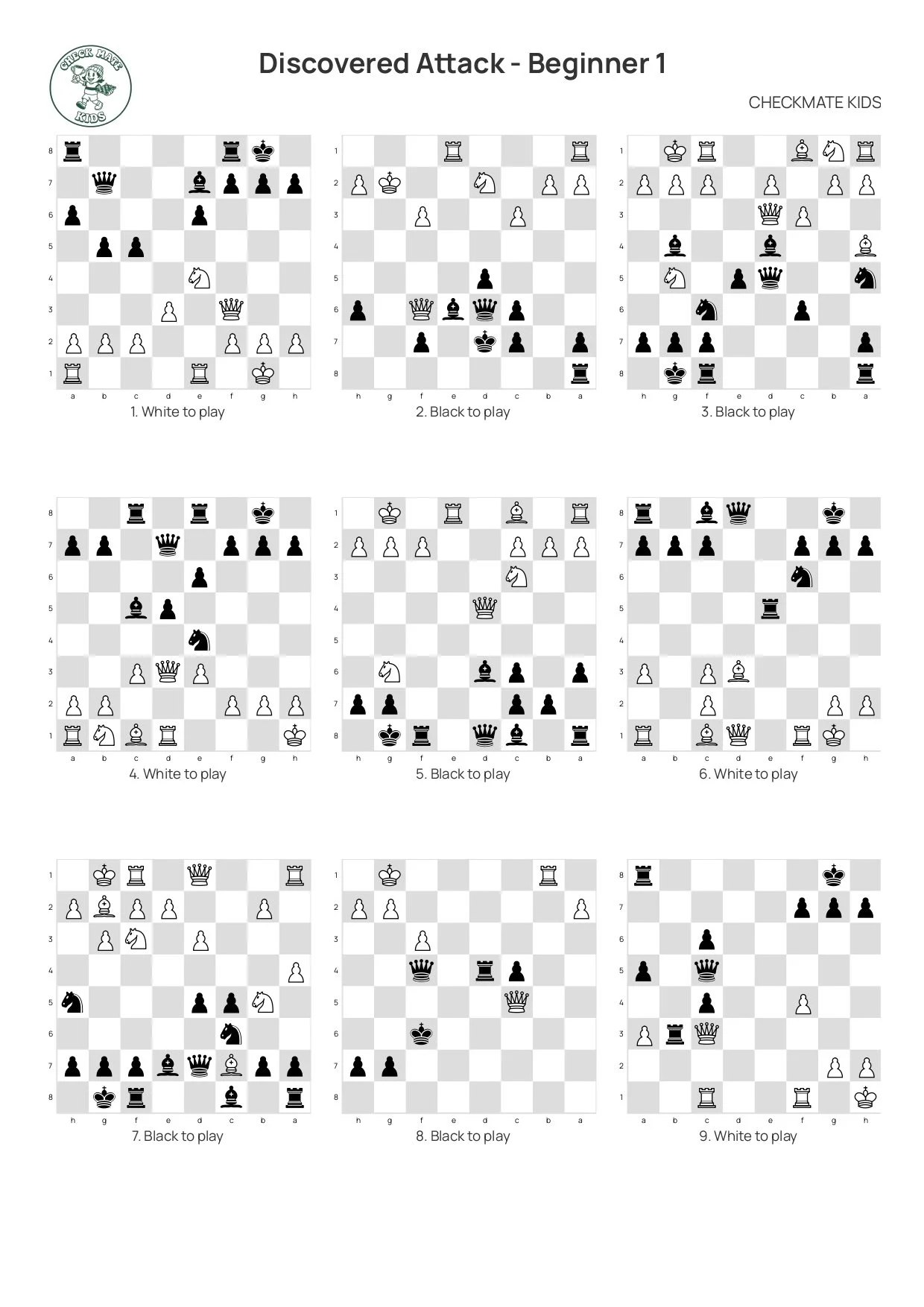 Discovered Attack Chess Puzzles  - Beginner 1_page-0001.jpg