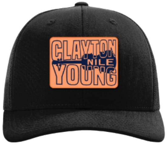 Clayton Nile Young Black Patch Hat