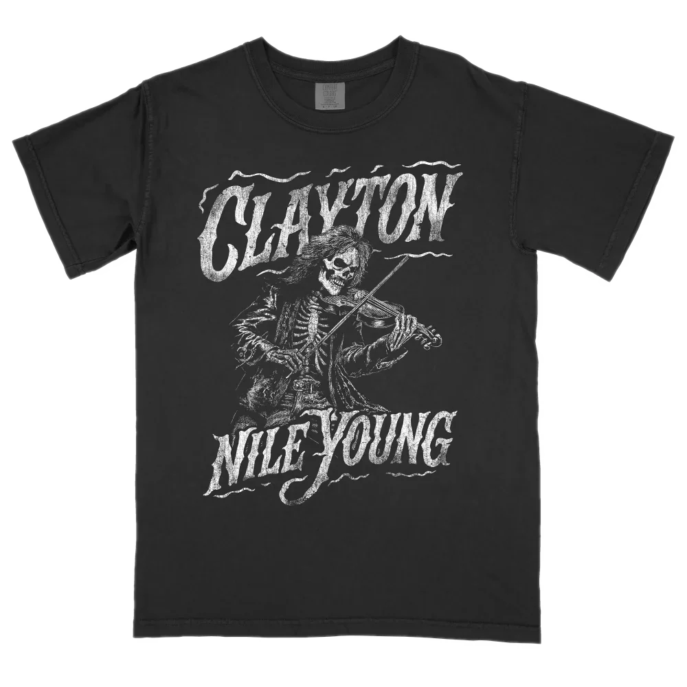 Skeleton Fiddle Player Tee