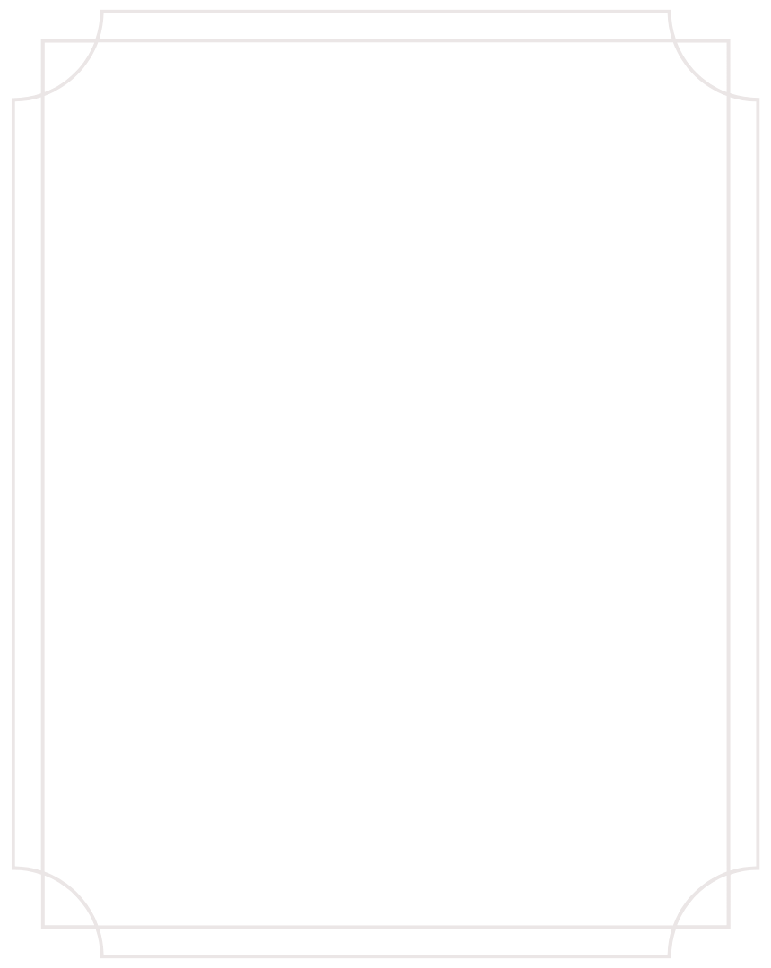 Simple black background with white geometric border.