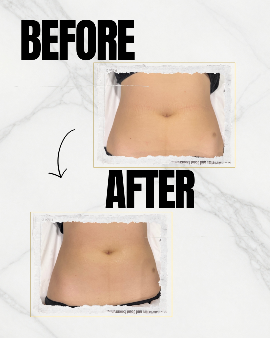 Client after one session!