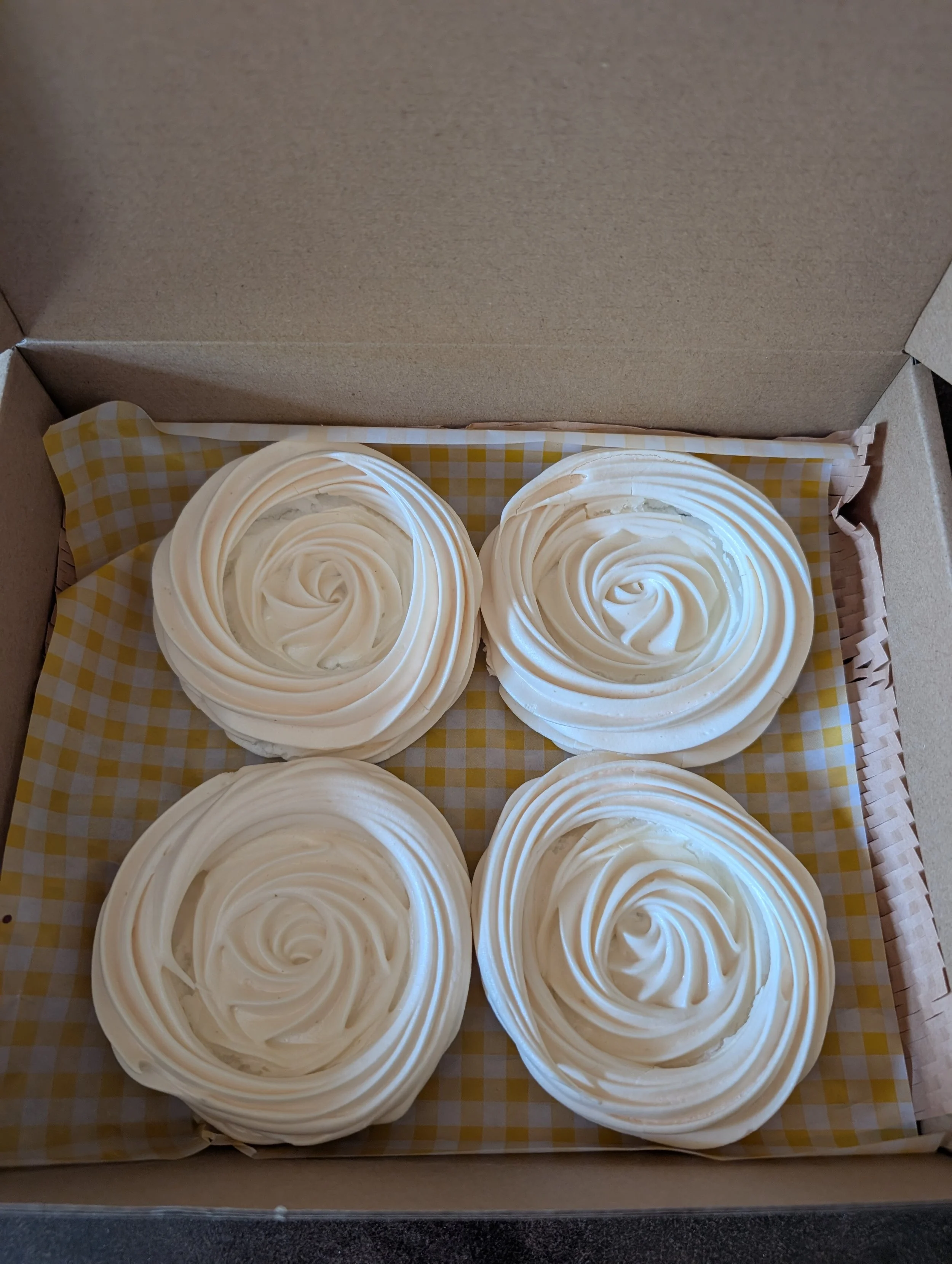 Meringue Nests, Box of 4