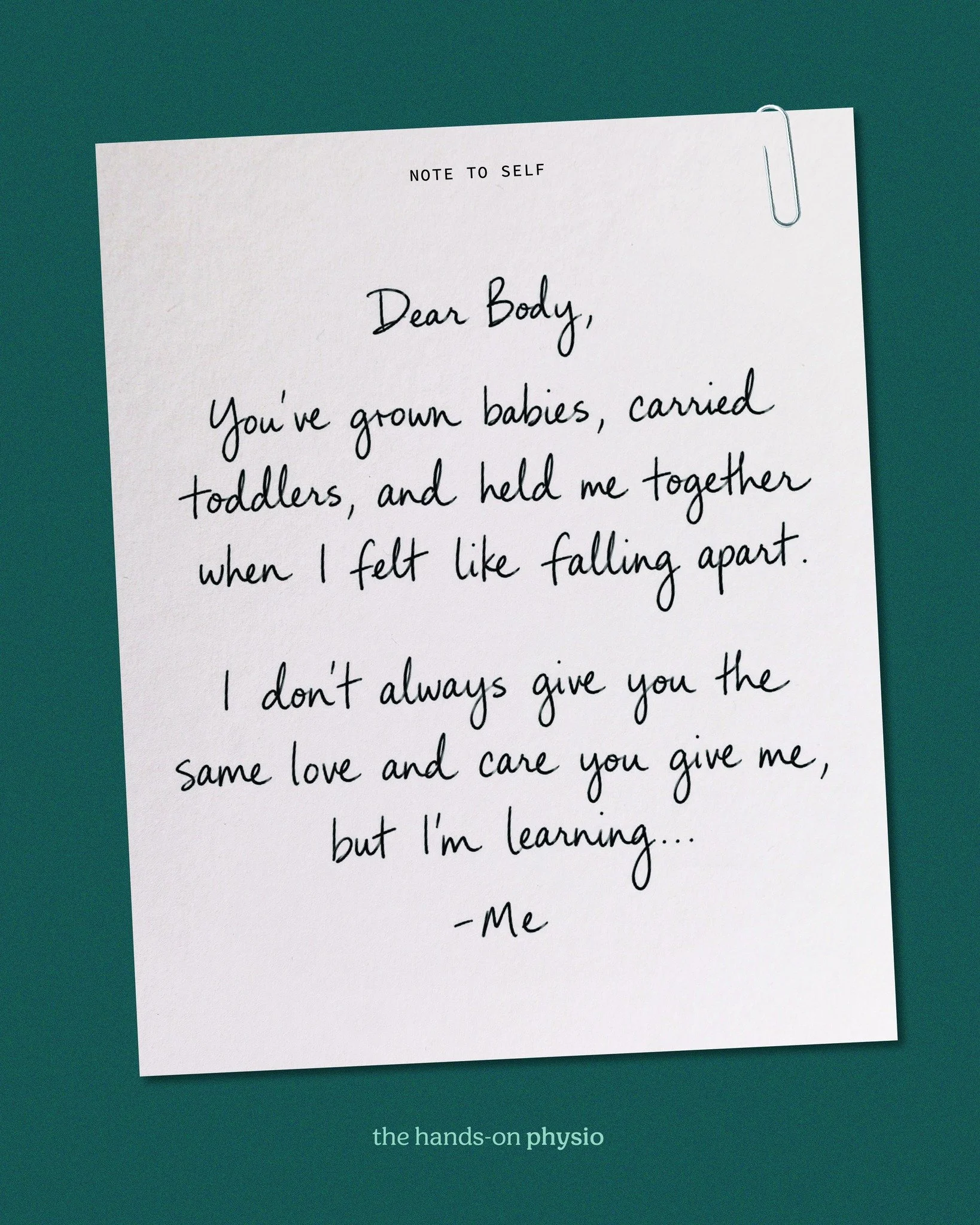 For the mom who's been saying "I'm fine" for a while now. 💛

📍 Book a pelvic floor assessment with Dr. Abbie through the link in bio.