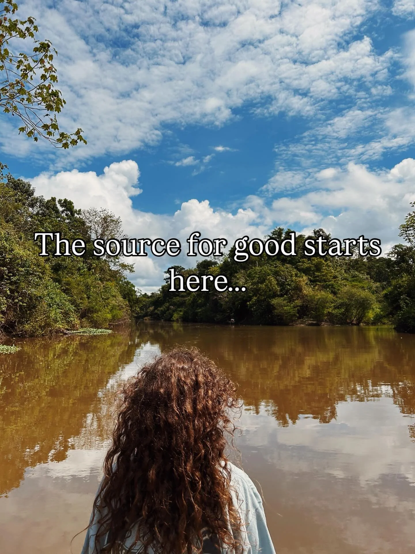 The source for good starts here.

With God.
With yourself.
With others.
With the rest of creation.

Because when these relationships flourish, we are empowered to DO GOOD and inspired to BE GREAT.☀️