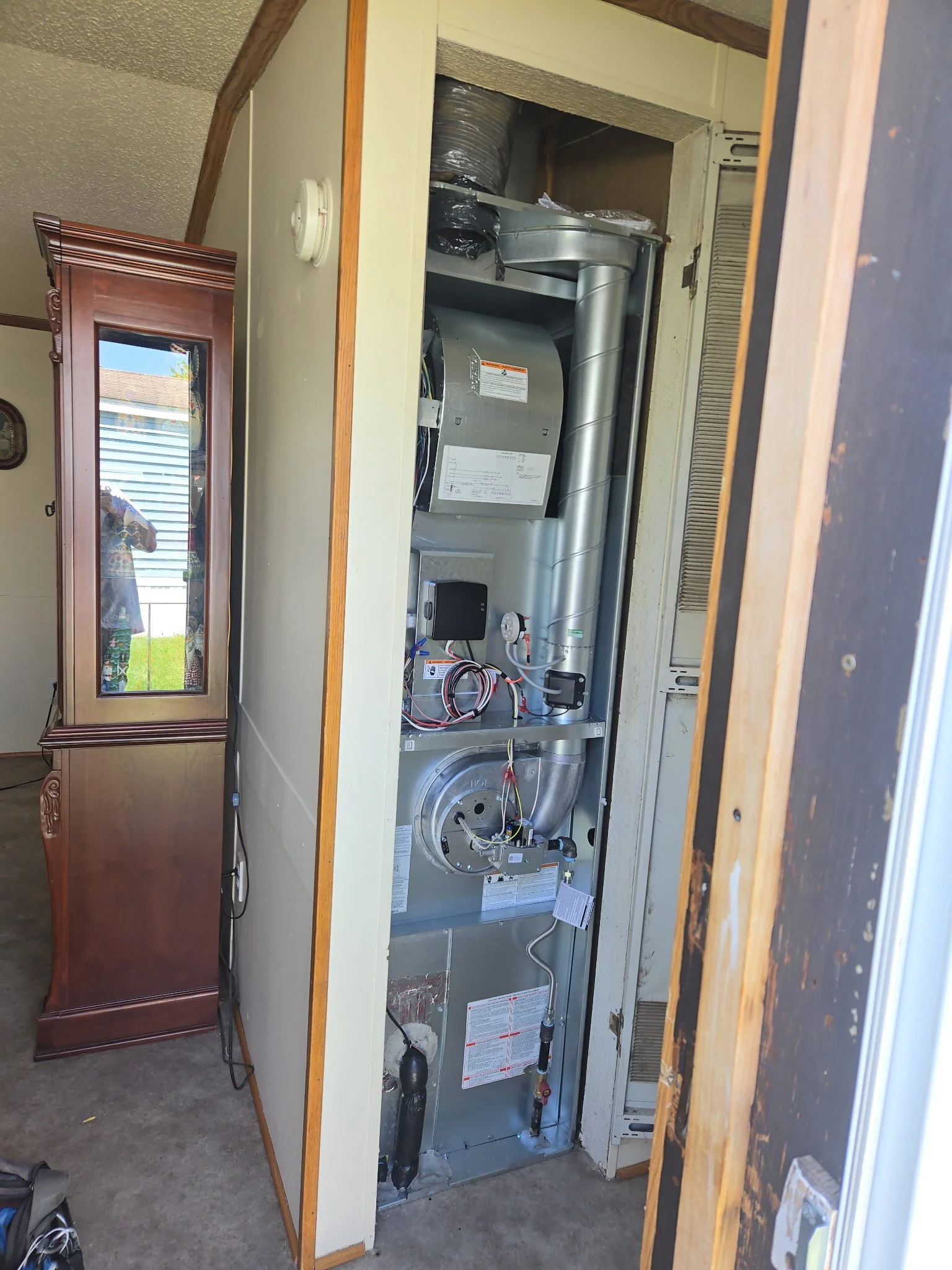 Coleman mobile home furnace installed in a Caledonia home