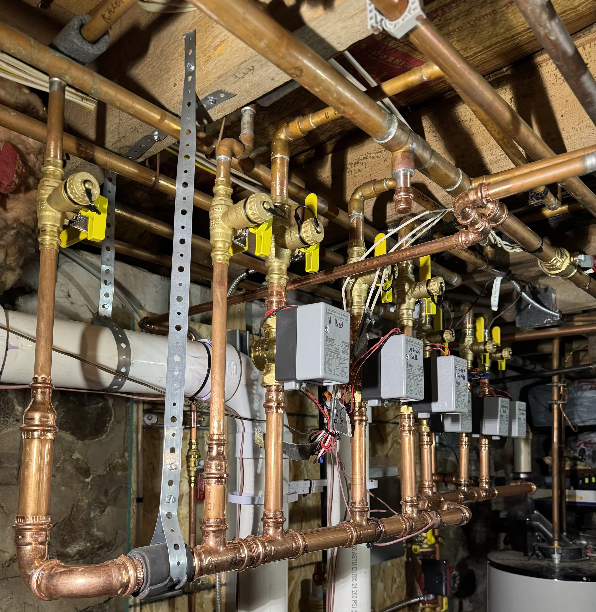 Boiler Manifold With Zone Vavles