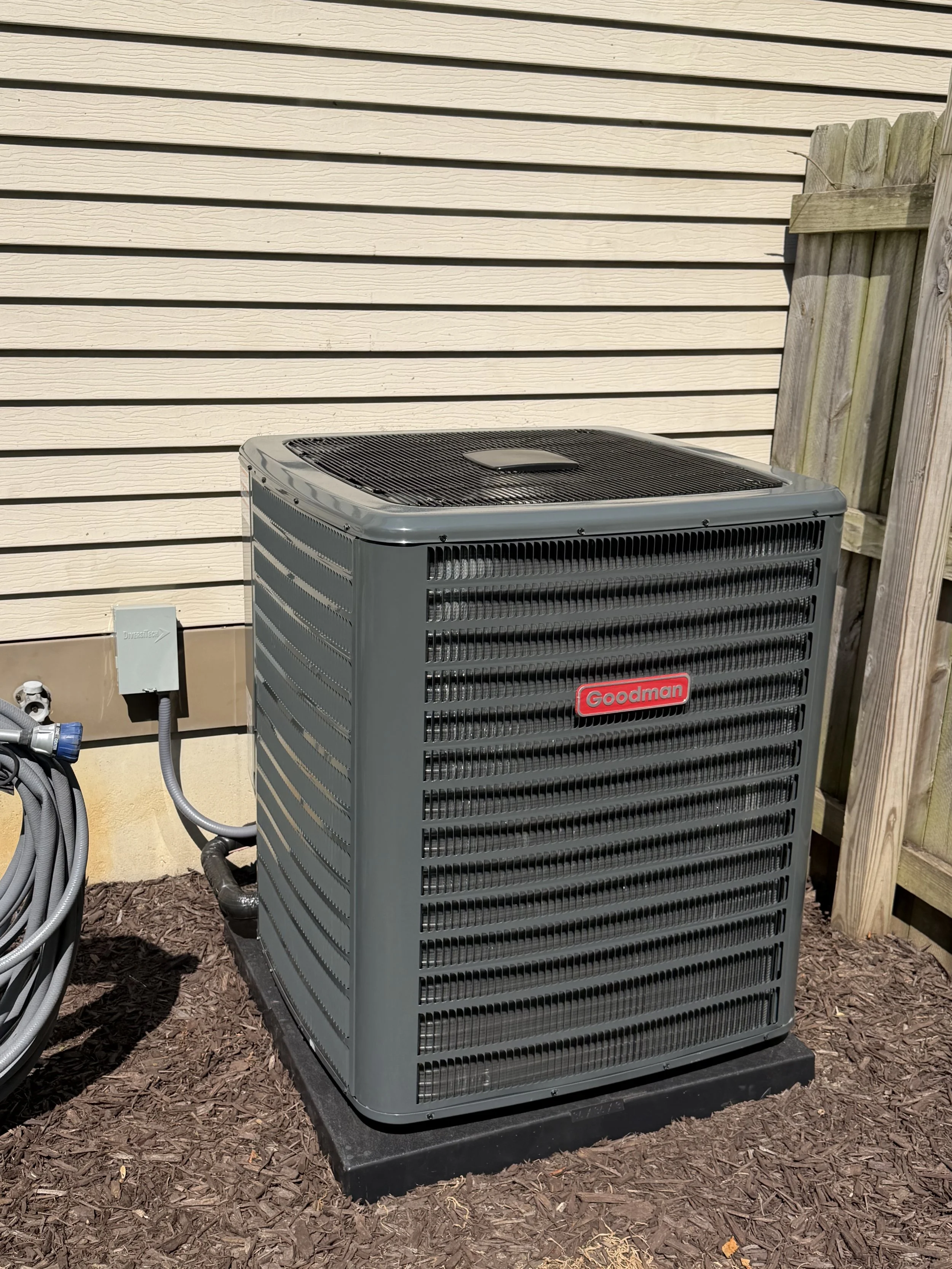 Goodman AC installed at a Byron Center home
