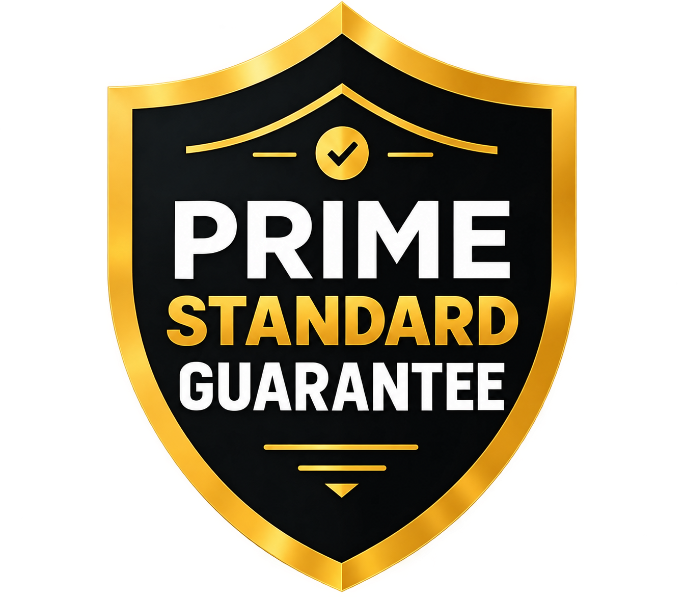 Prime Standard Guarantee shield from Prime Comfort Heating & Cooling