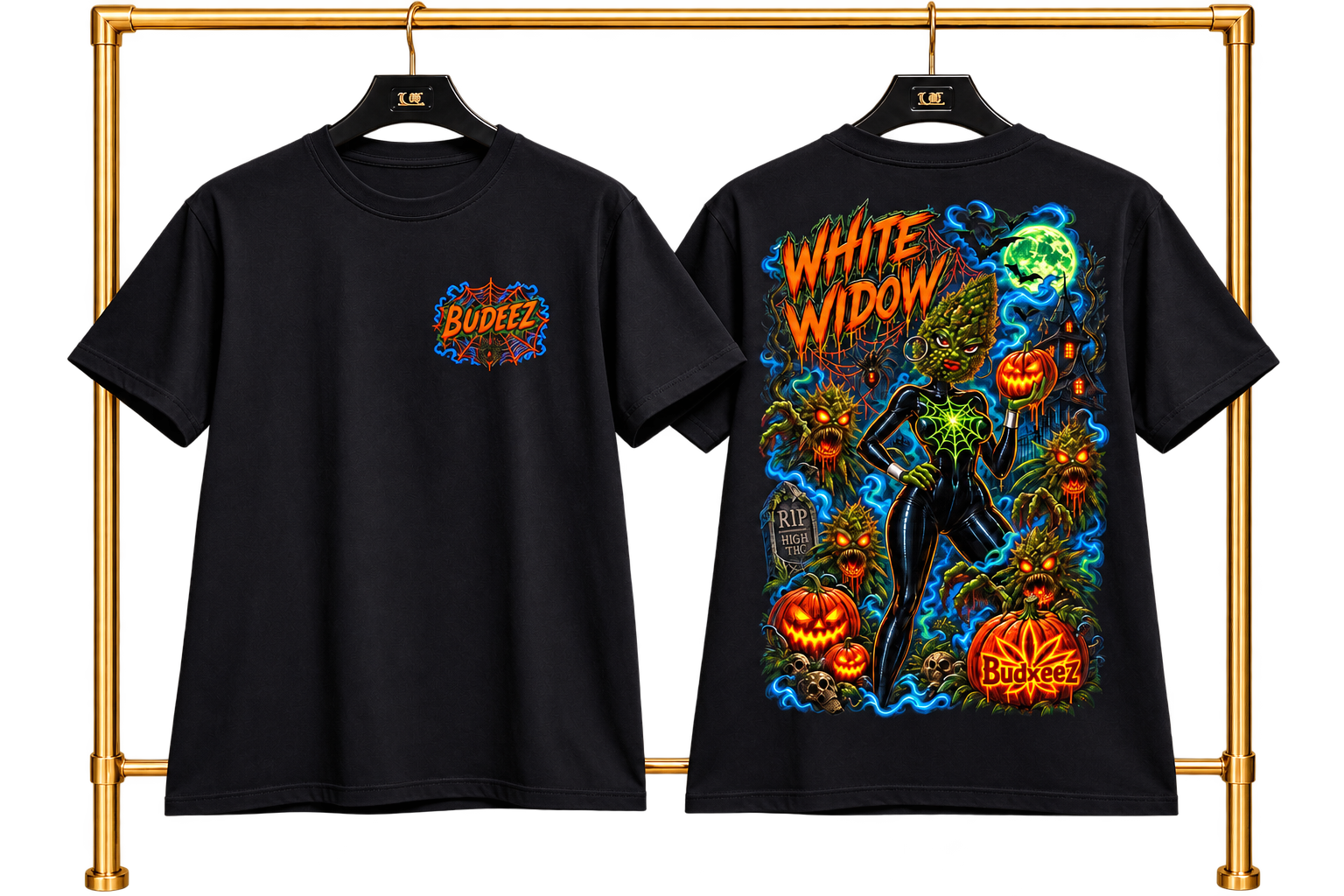 White Widow-Haunted Edition Tee