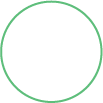 Empty white circular space with a green outline.