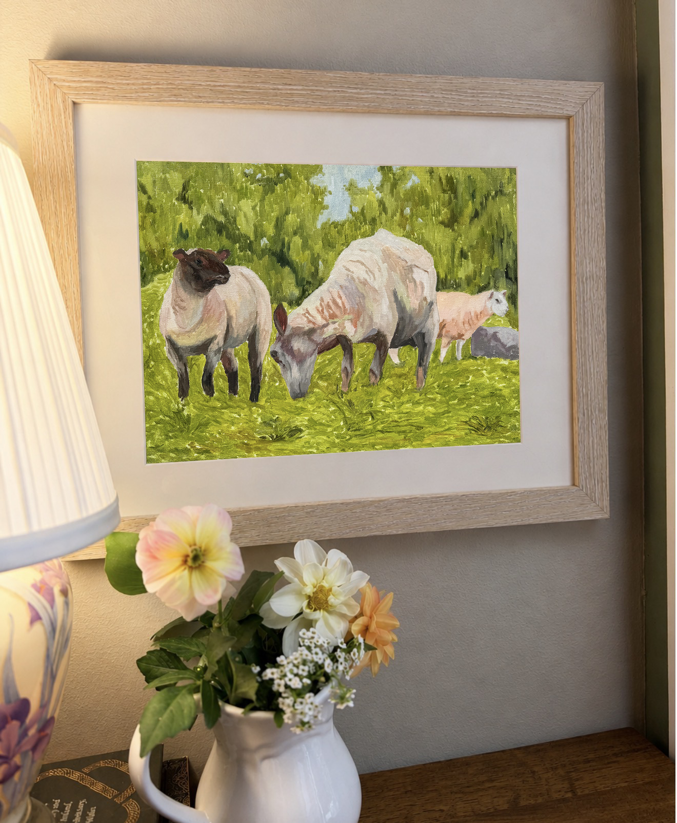 The Sheep of Tops, Ireland (Print)