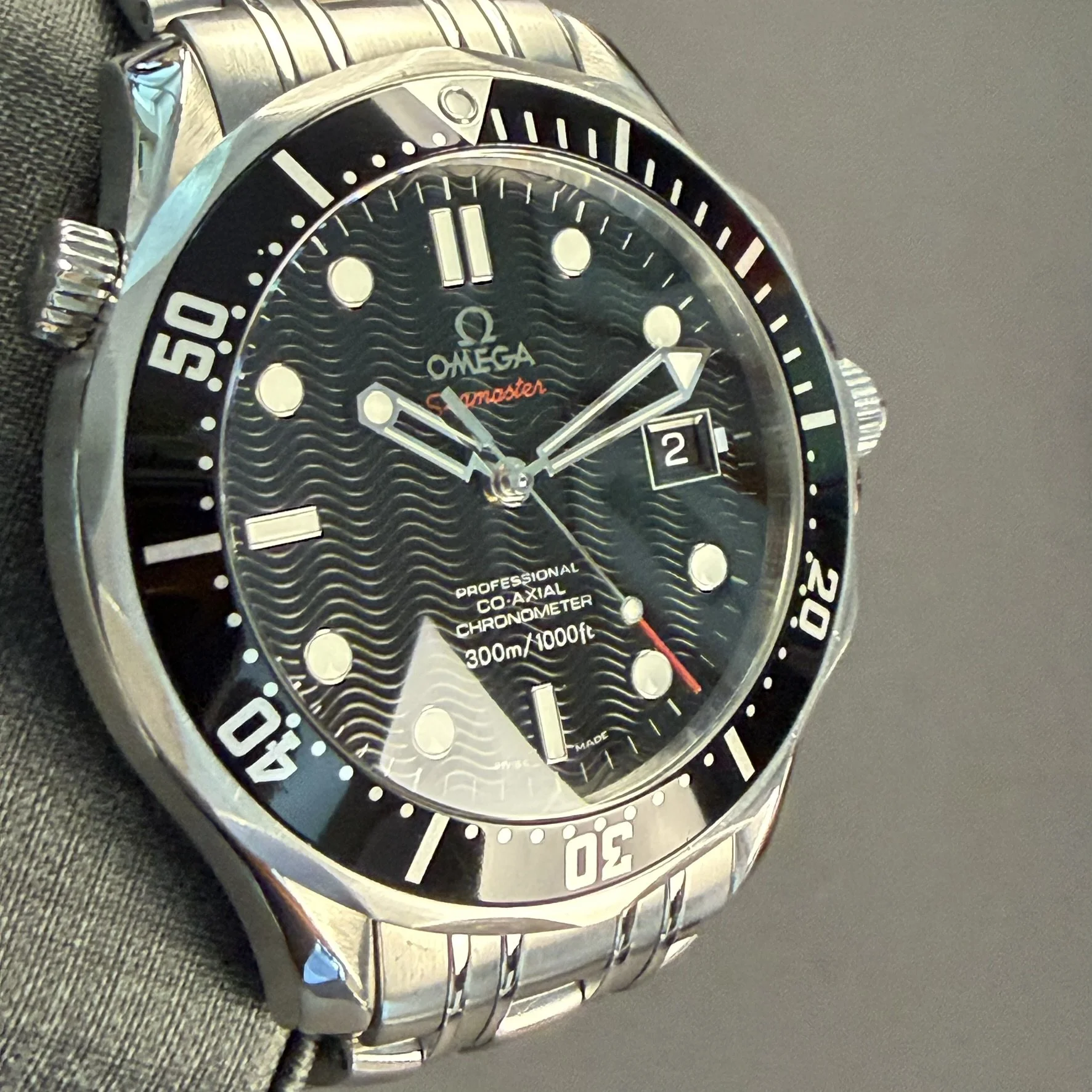 Omega Seamaster Diver 300m Black Wave