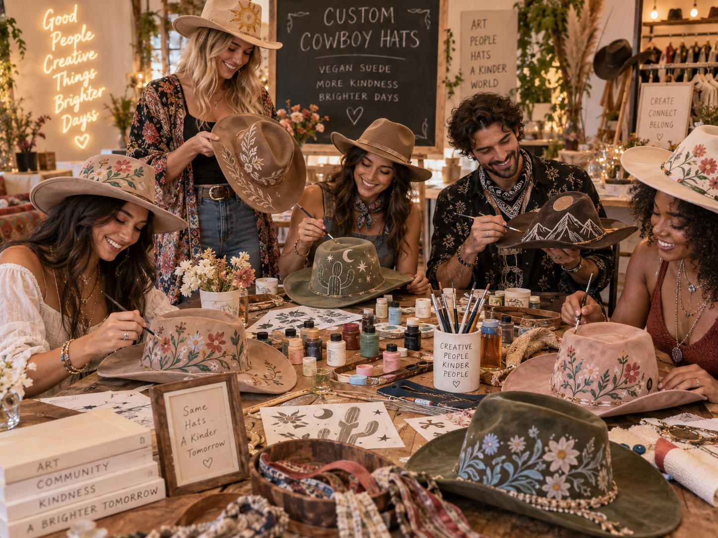 Brims & Brushstrokes: Paint Your Own Hat Workshop