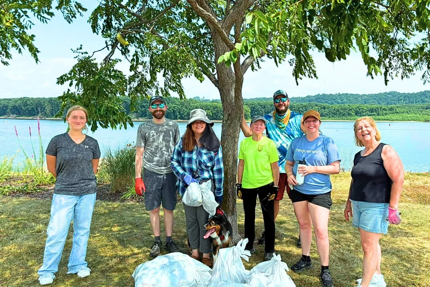 Post-RAGBRAI Clean Up at A.Y. McDonald Park
