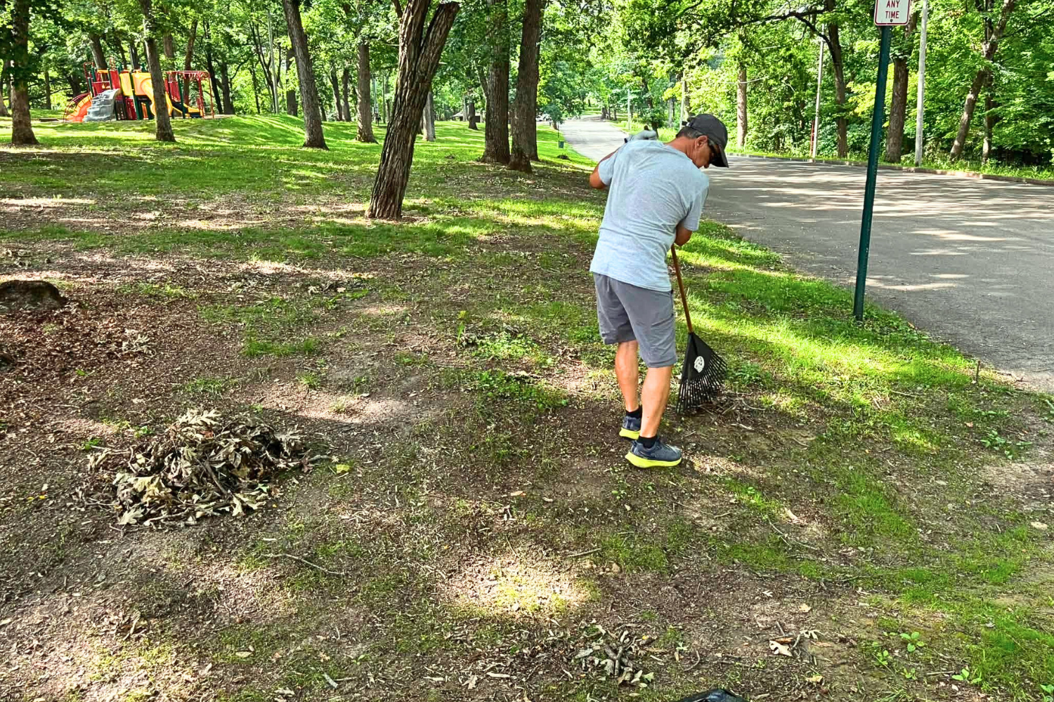 Pre-Fourth of July Fireworks Cleanup at Eagle Point Park