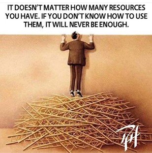 Resources Doesn’t Equal Knowledge