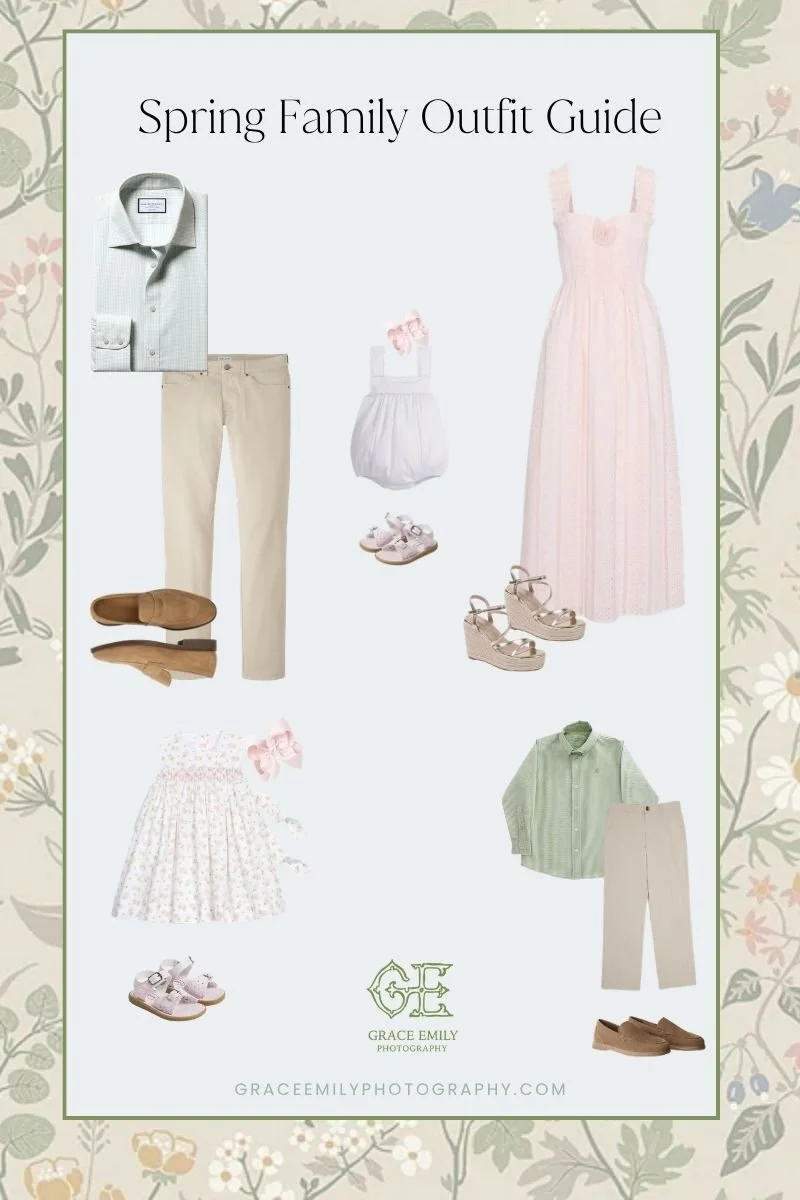 Spring Family Photo Outfit Guide: Whole Family Edition